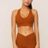 Apparel * | Wolven Racerback Bra Turmeric