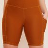 Apparel * | Wolven Hiking Bottoms Pocket Bike Short Turmeric