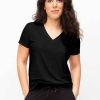 Apparel * | Tasc Performance Nola V-Neck Tee Home Page Black