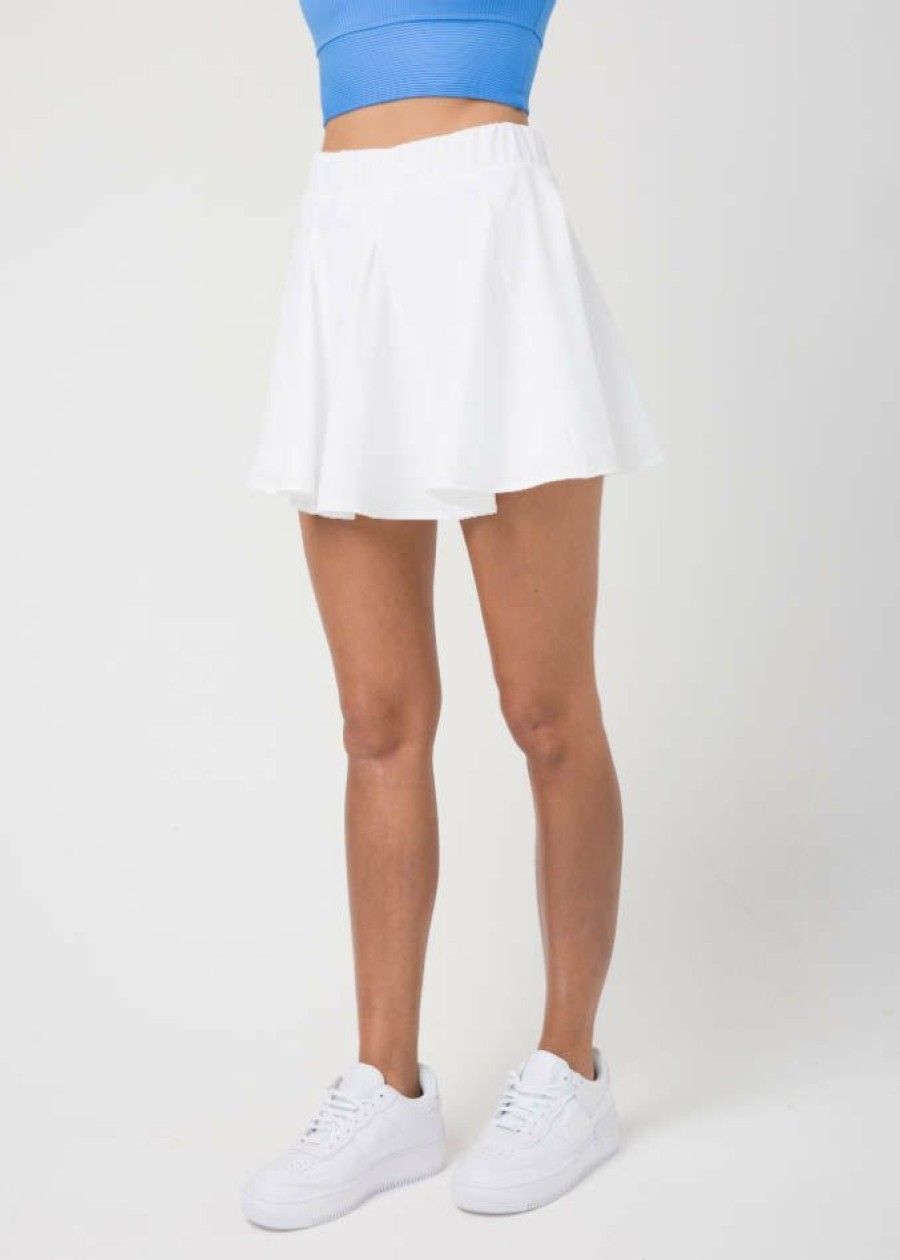 Apparel * | Year Of Ours Home Page The Tennis Skort White