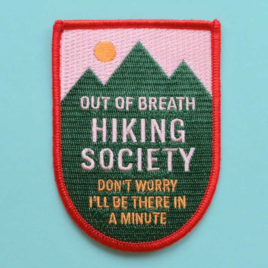 Accessories & Bags * | Active Threads The Out Of Breath Hiking Society Patch Home Page